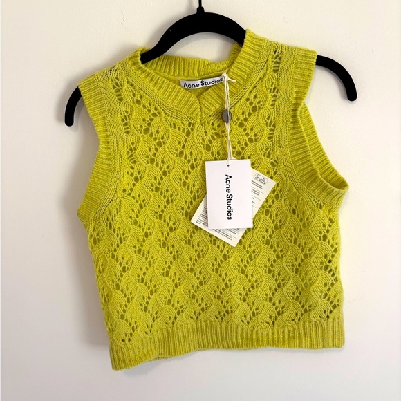 Acne Studios Knit Vest Size Small - Picture 1 of 6